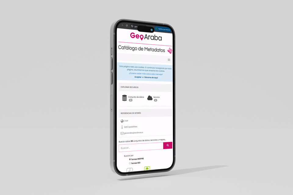Imágenes de la página web de GeoAraba