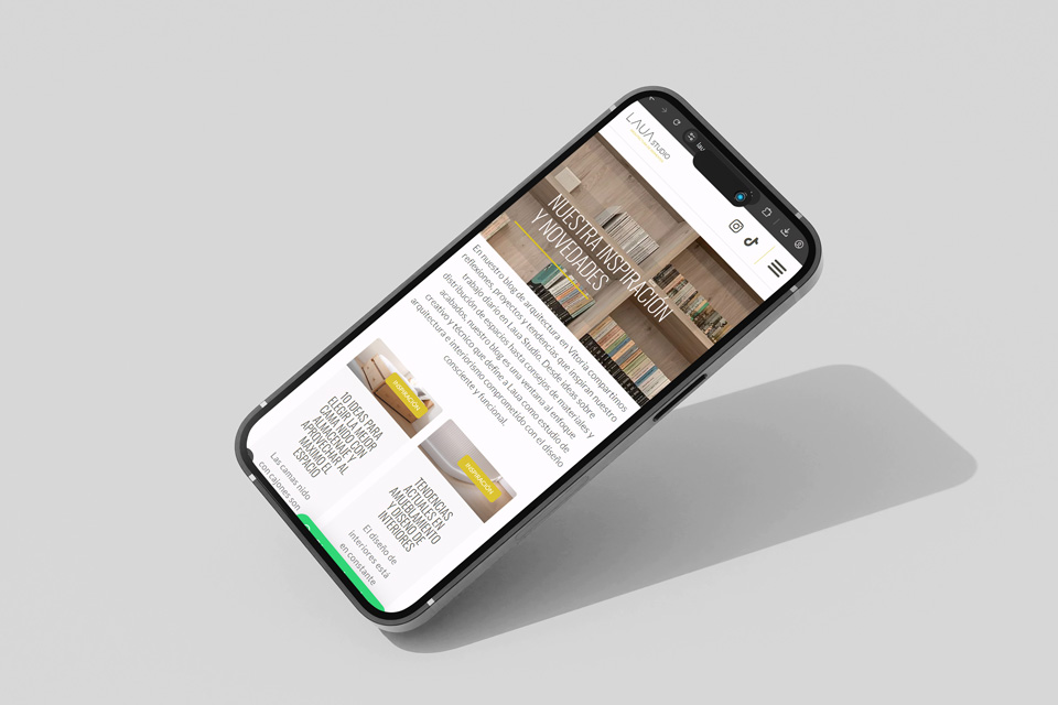 Imágenes de la identidad visual de Laua Studio