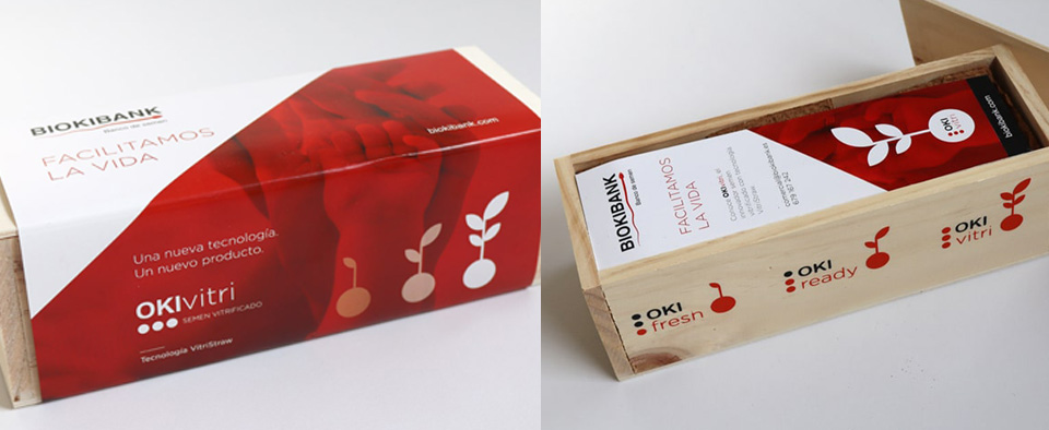 Imágenes de la campaña Okivitri de Biokibank
