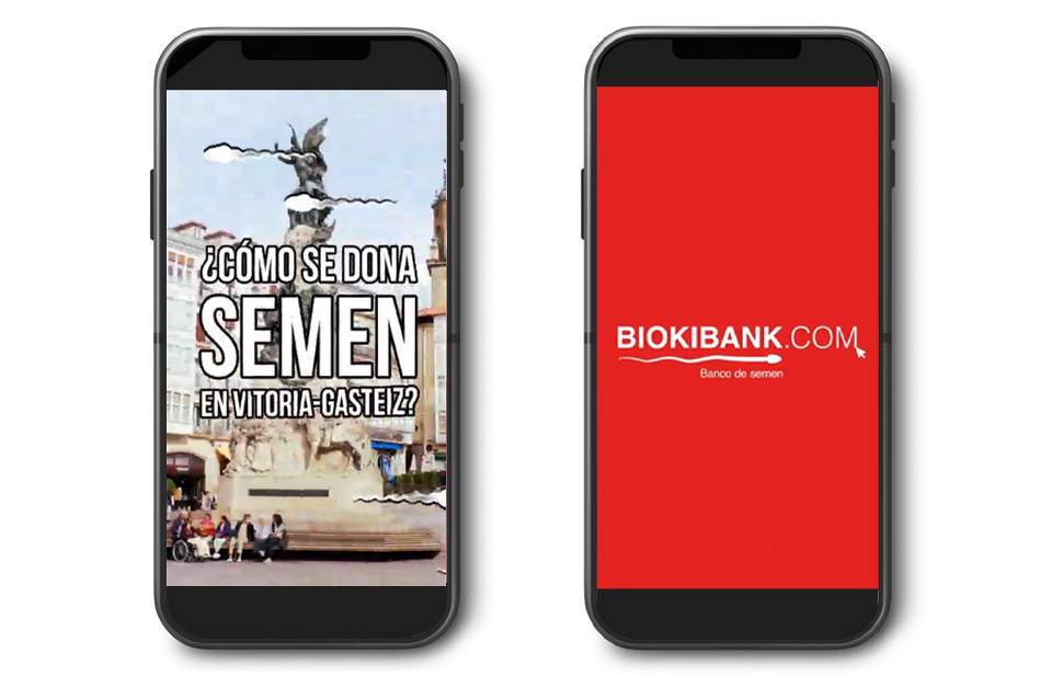 Imágenes del vídeo de la campaña de captación de Biokibank