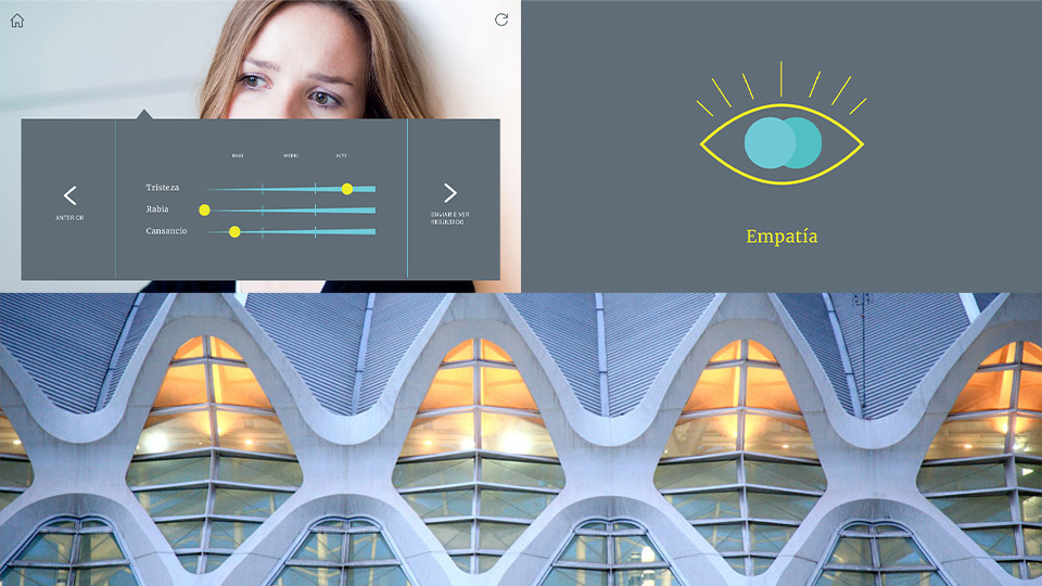 Imágenes del juego interactivo para la Ciudad de las Artes y las Ciencias de Valencia