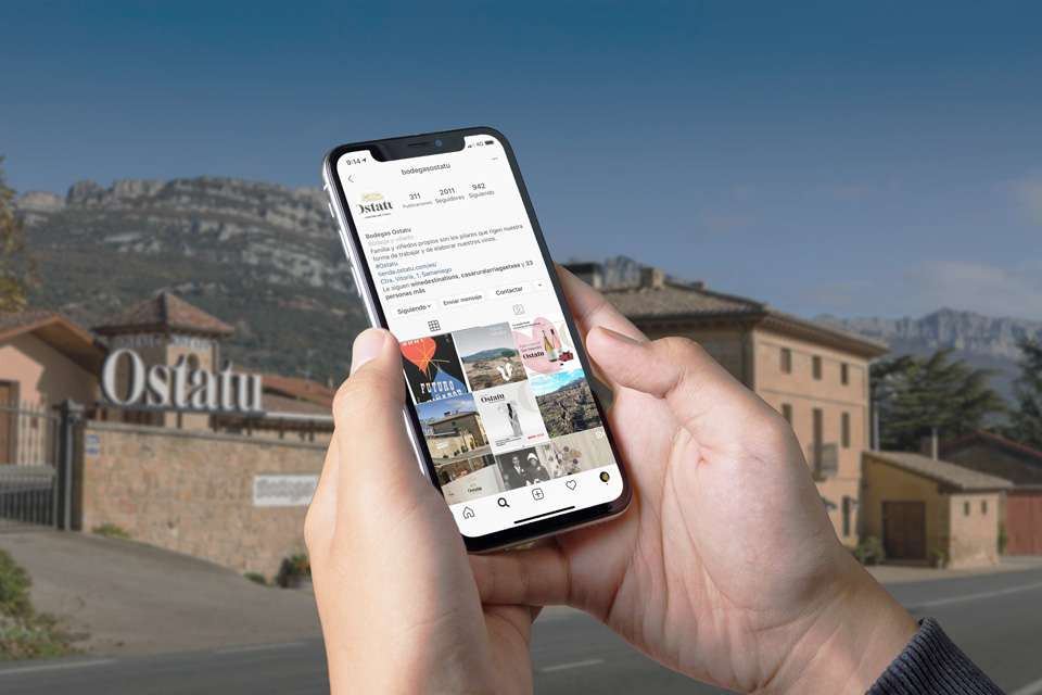 Imagen de la red social Instagram de Bodegas Ostatu