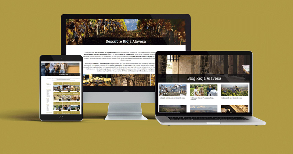 Imagen de la página web de Visit Rioja Alavesa